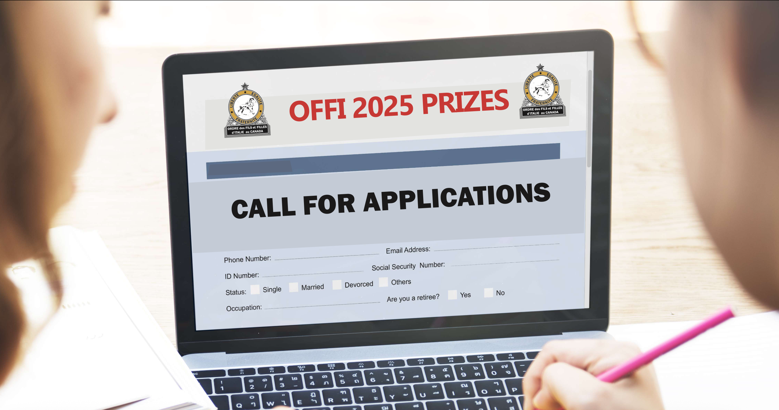 OFFI 2025 Prizes, Call for Applications